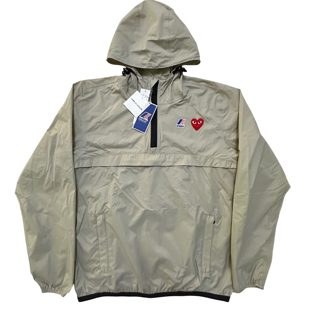 Comme Des Garcons Play K-Way le Vrai 3.0 Leon Jacket Packable Anorak Windbreaker